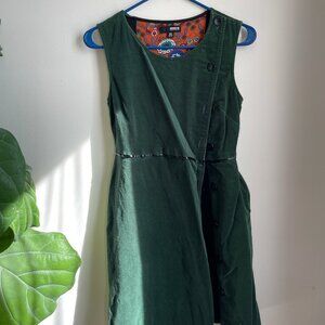 Brooklyn Industries Green Corduroy Dress